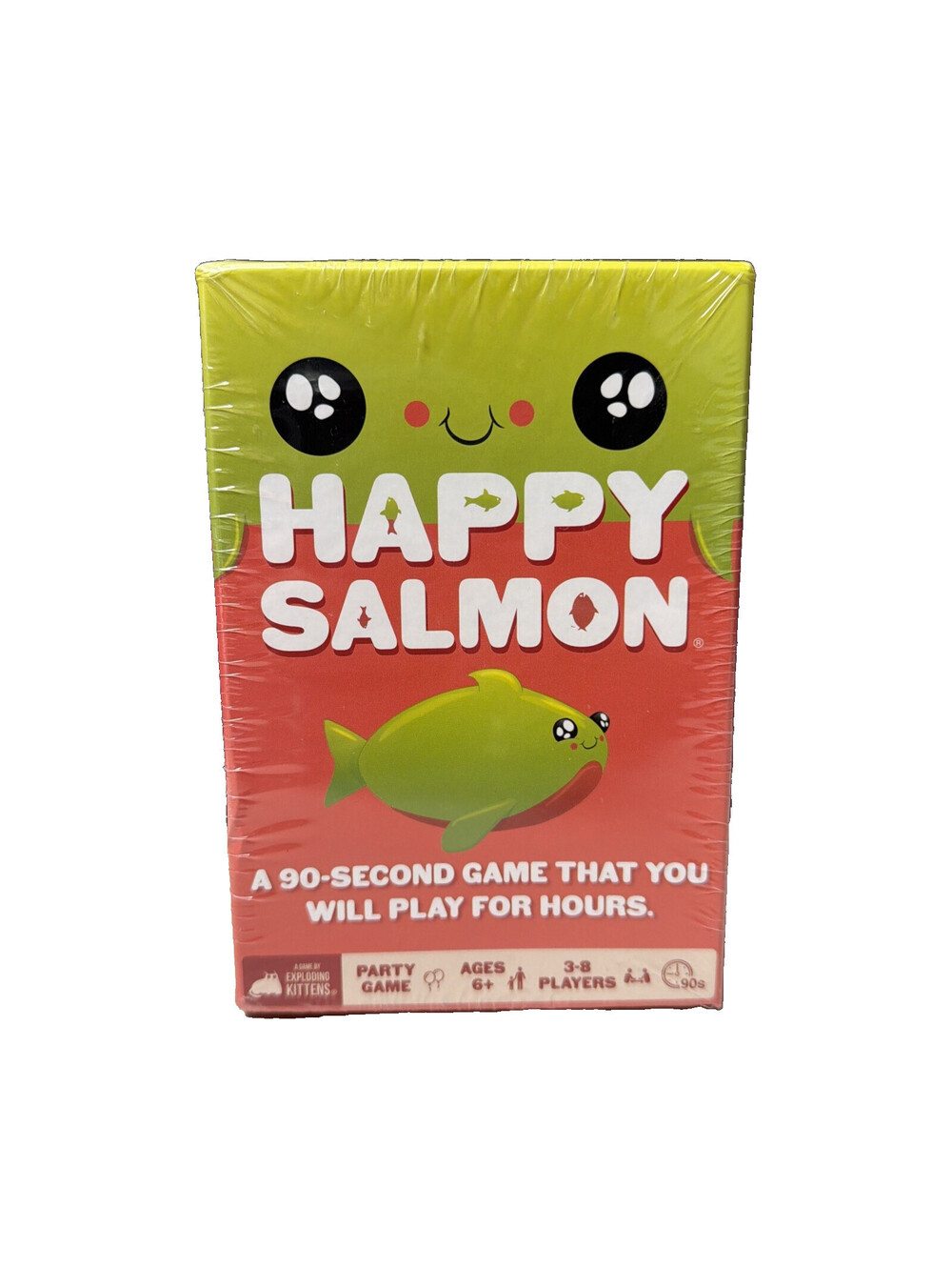 New Happy Salmon Card Game 90 Second Card Game by Exploding Kittens